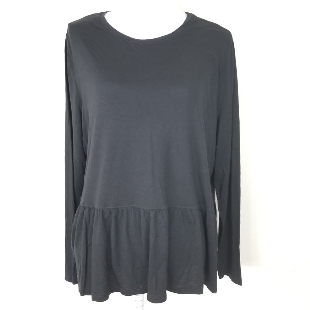 Old Navy plus size basic and peplum sweater